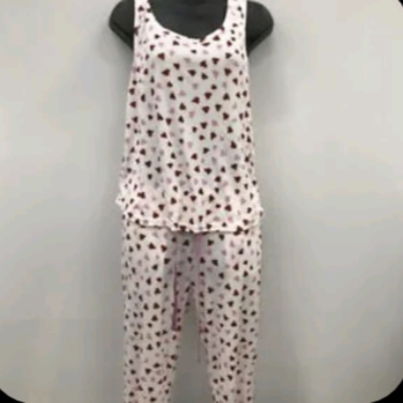Thalia Sodi Other - Thalia Sodi Women's White Red & Pink Heart Print 2 PC PK Set Size M NWT MSRP $68